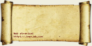 Isidora Egarić vizit kartica